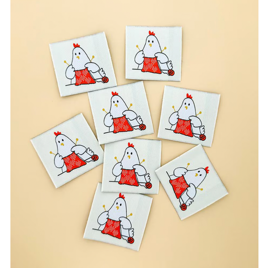 Minki Kim Knitty Hen Woven Labels