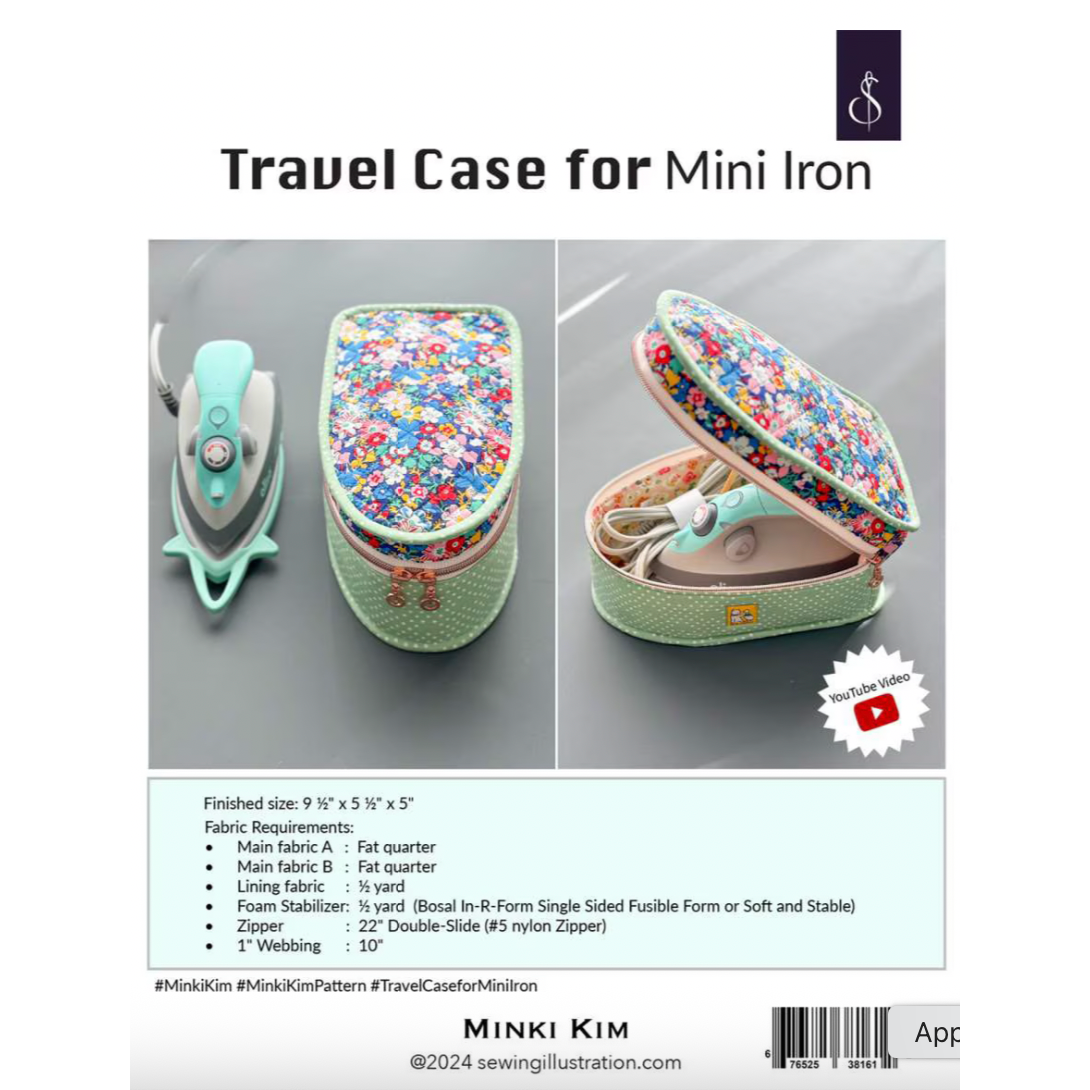 Minki Kim Travel Case for Mini Iron Pattern