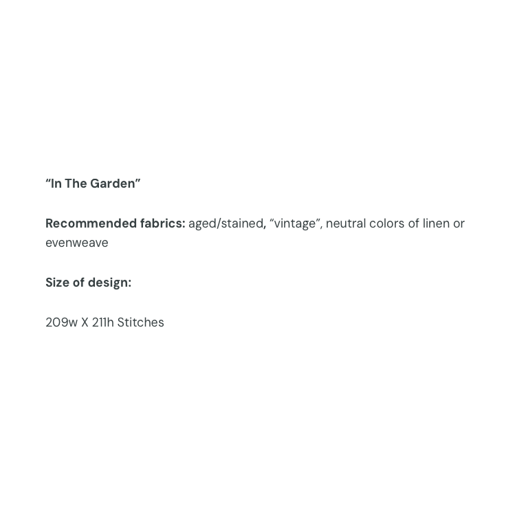 Samplers and Primitives | In The Garden MARKET 2026