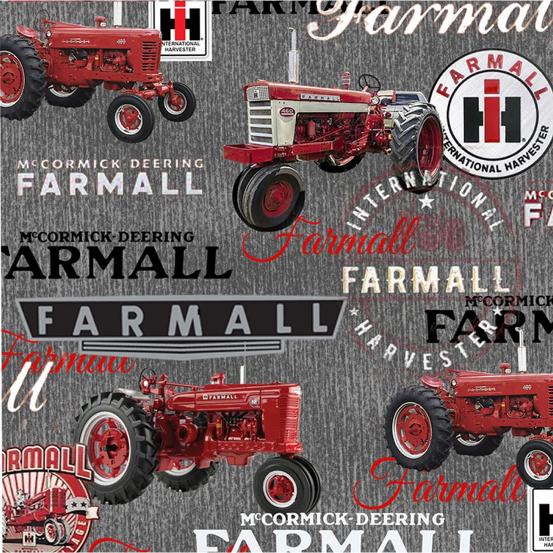 Farmall Plank ~ Farmall Tractors Combos 10542 Gray