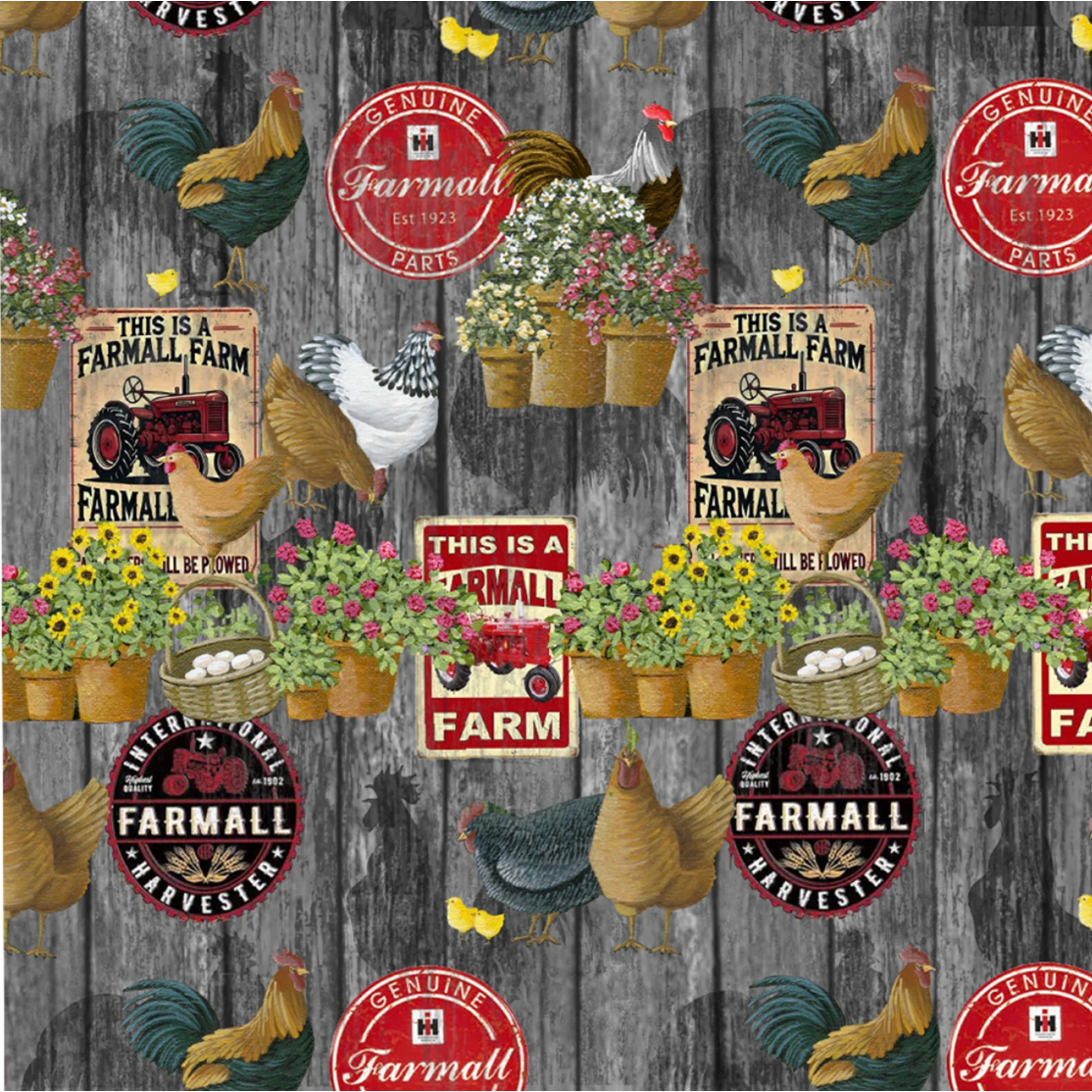 Farmall Plank ~ Farmall Logos Planks Combos 10543 Gray