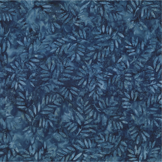 Forest Trails ~ Leaves 22312-444 Blue