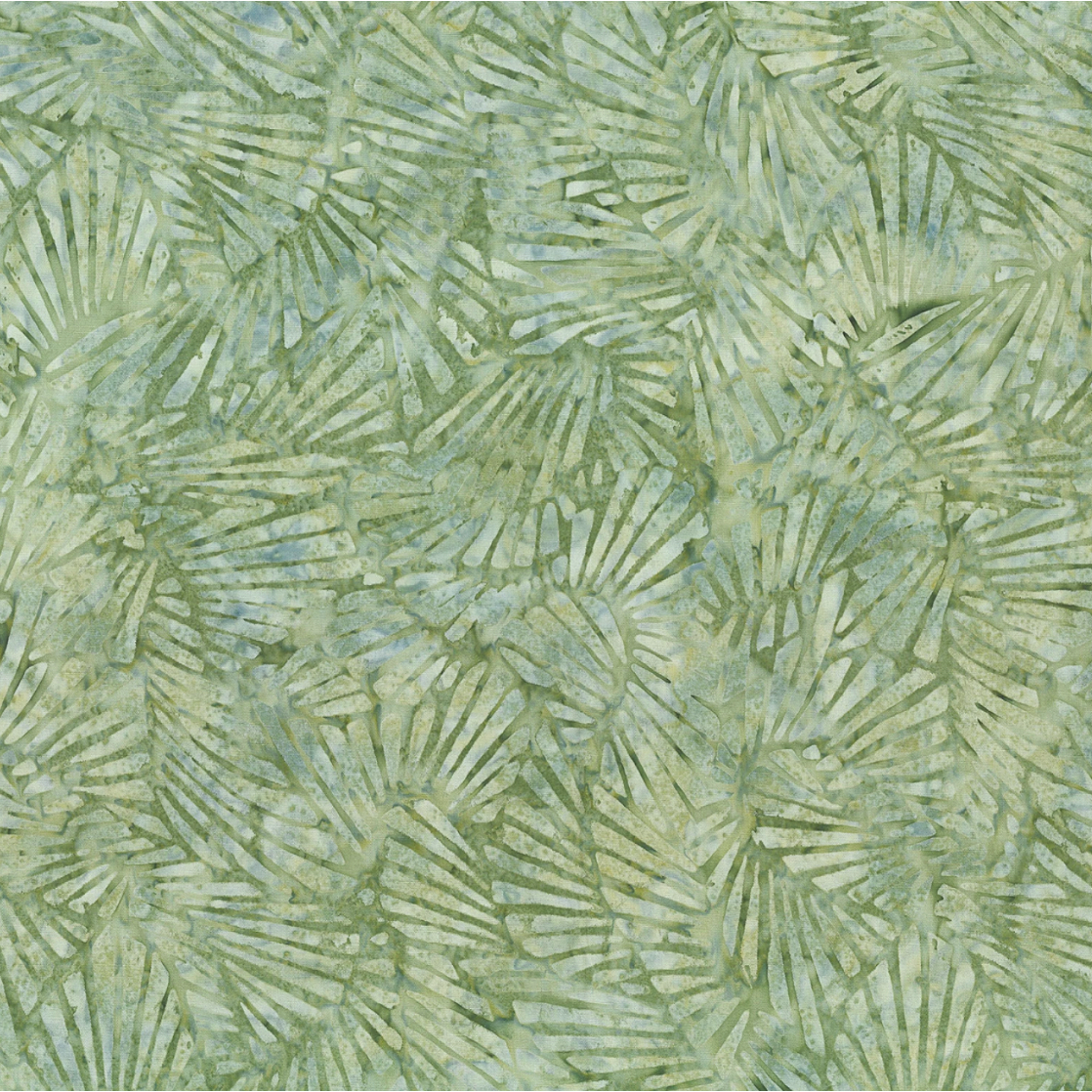 Forest Trails ~ Fans 22316-745 Olive Green