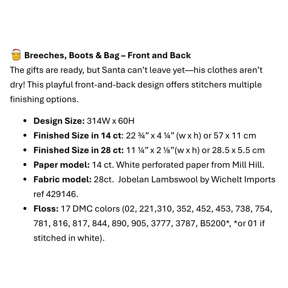 December Stitches  | Breeches, Boots & Bag MARKET 2026