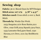 MTVDesigns  | Sewing Shop MARKET 2026