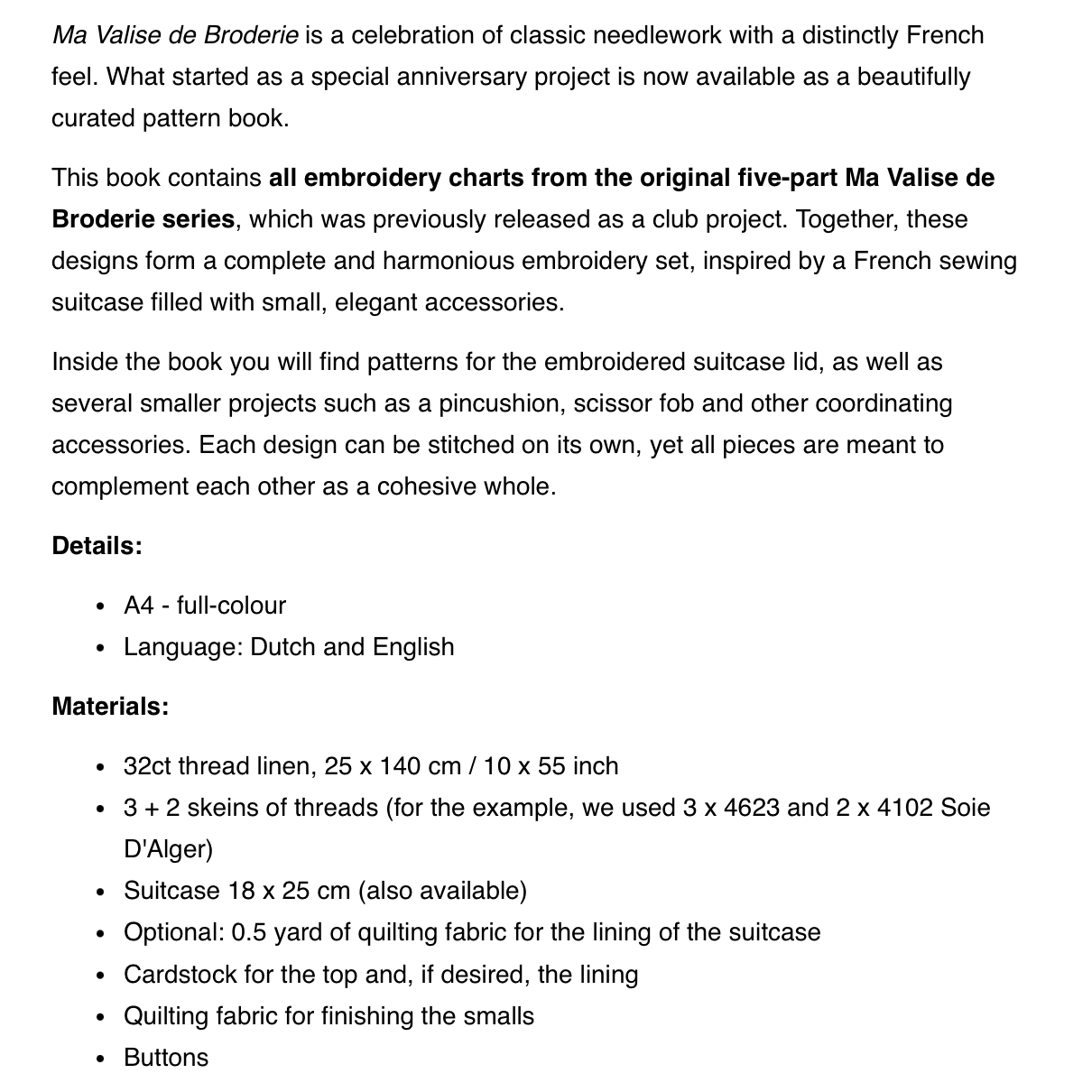Atelier Soed Idee | Ma Valise de Broderie MARKET 2026