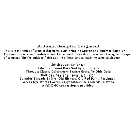 Shakespeare's Peddler  | Autumn Sampler Fragment MARKET 2026