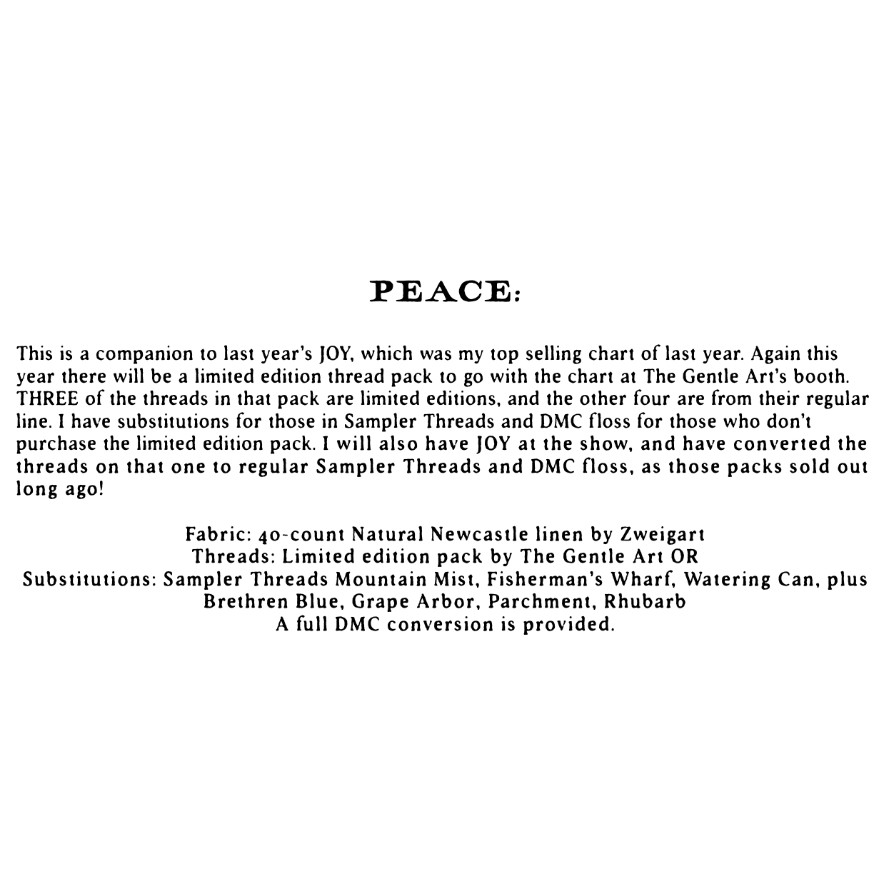 Shakespeare's Peddler  | Peace MARKET 2026