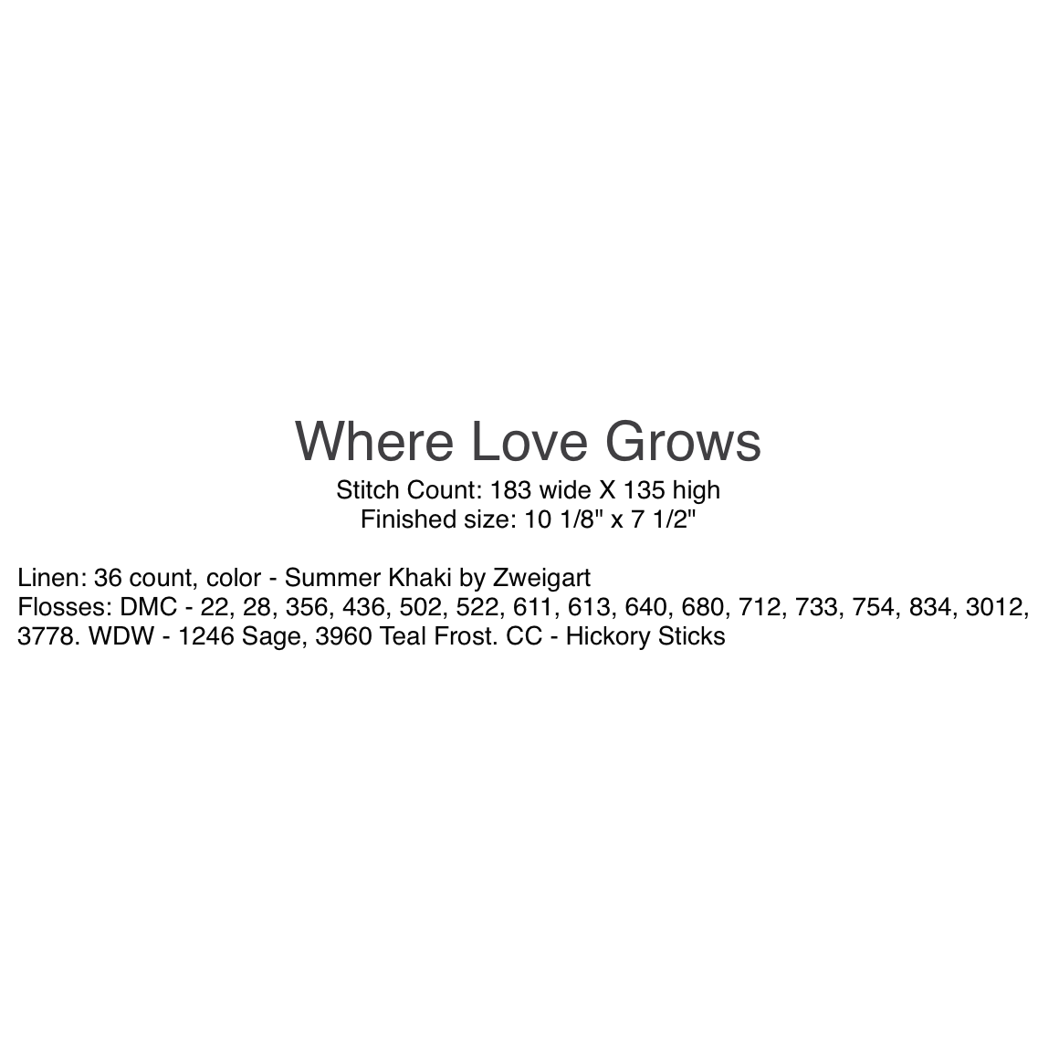 With Thy Needle & Thread  | Where Love Grows MARKET 2026