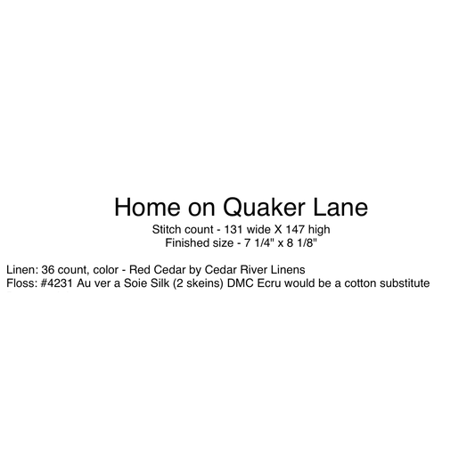 With Thy Needle & Thread  | Home on Quaker Lane MARKET 2026
