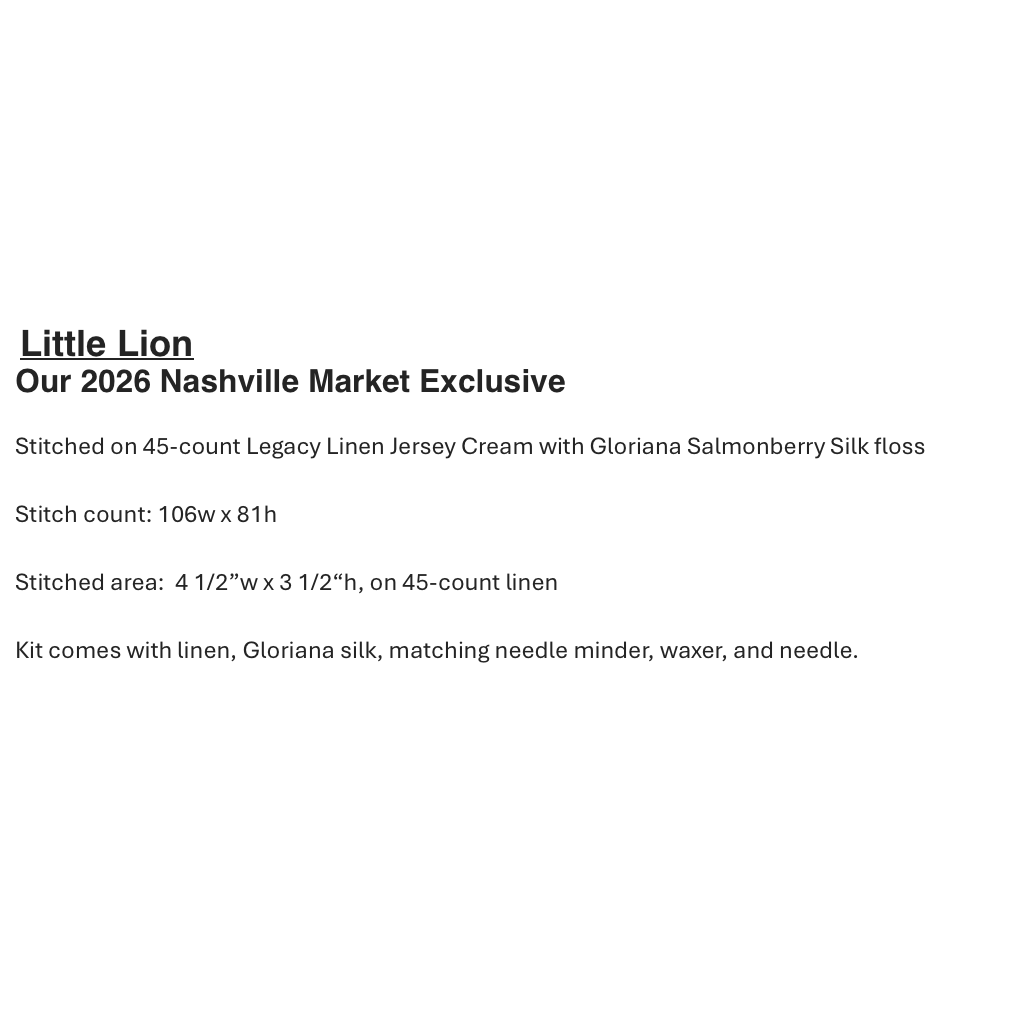 My Sister's Samplers | Little Lion MARKET 2026