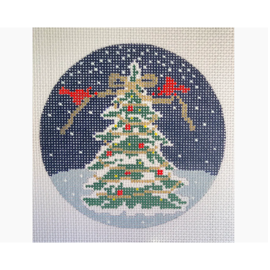 Alice & Blue Needlepoint | Night Tree Needlepoint Canvas