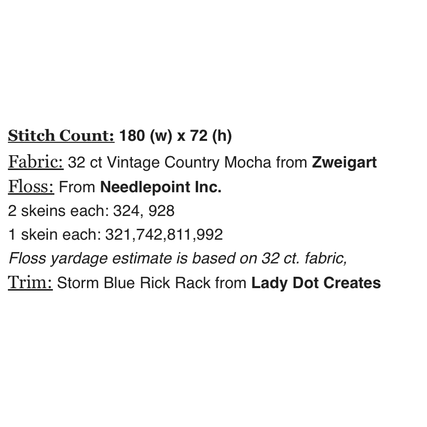 Summer House Stitche Workes | A Whale's Tale MARKET 2026