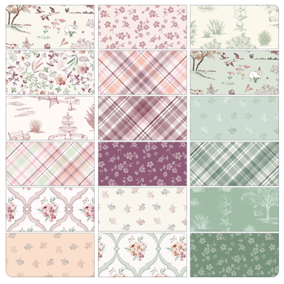 Sweet Meadow ~ 5" x 5" squares SWMD5PK