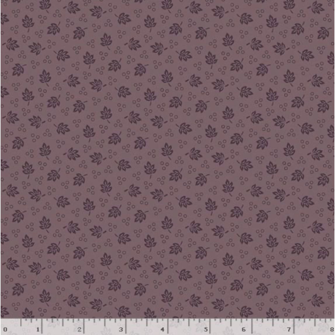 Plumberry Farm ~ Tossed Leaves ~ R171818D MAUVE