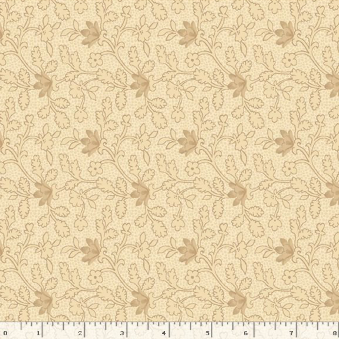 Plumberry Farm ~ Passion Flowers ~ R171807D CREAM