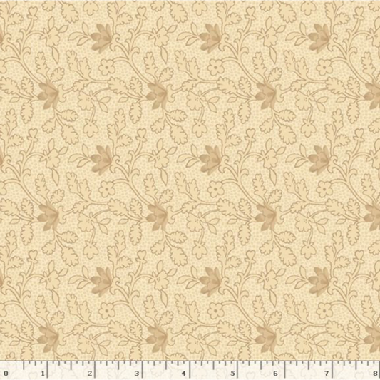Plumberry Farm ~ Passion Flowers ~ R171807D CREAM