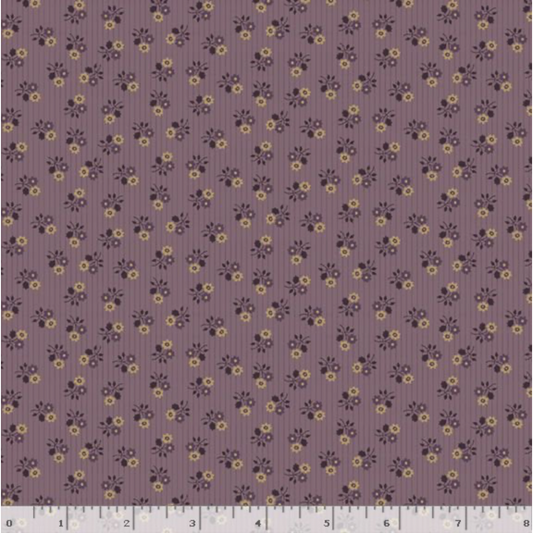 Plumberry Farm ~ Stripes &  Flowers ~ R171808D PLUM