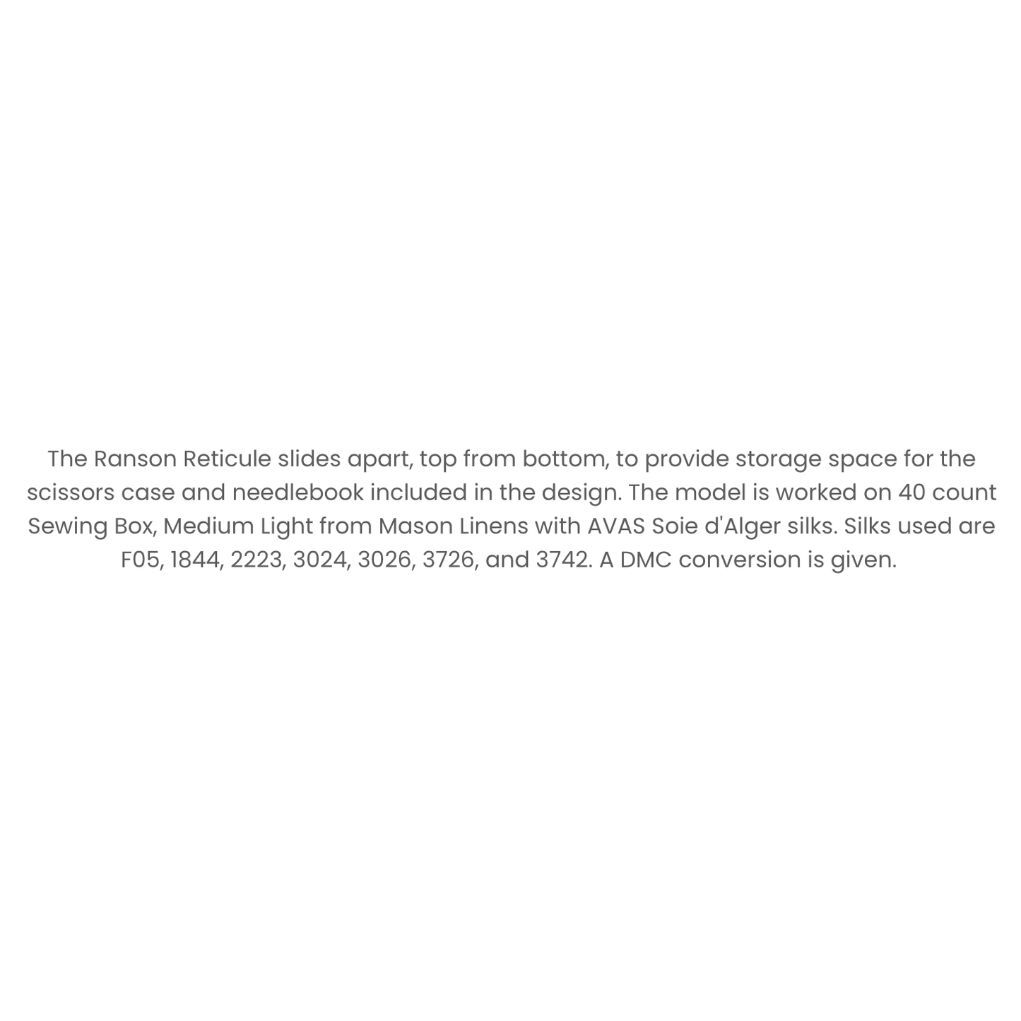 Needlemade Designs | Ranson Reticule MARKET 2026