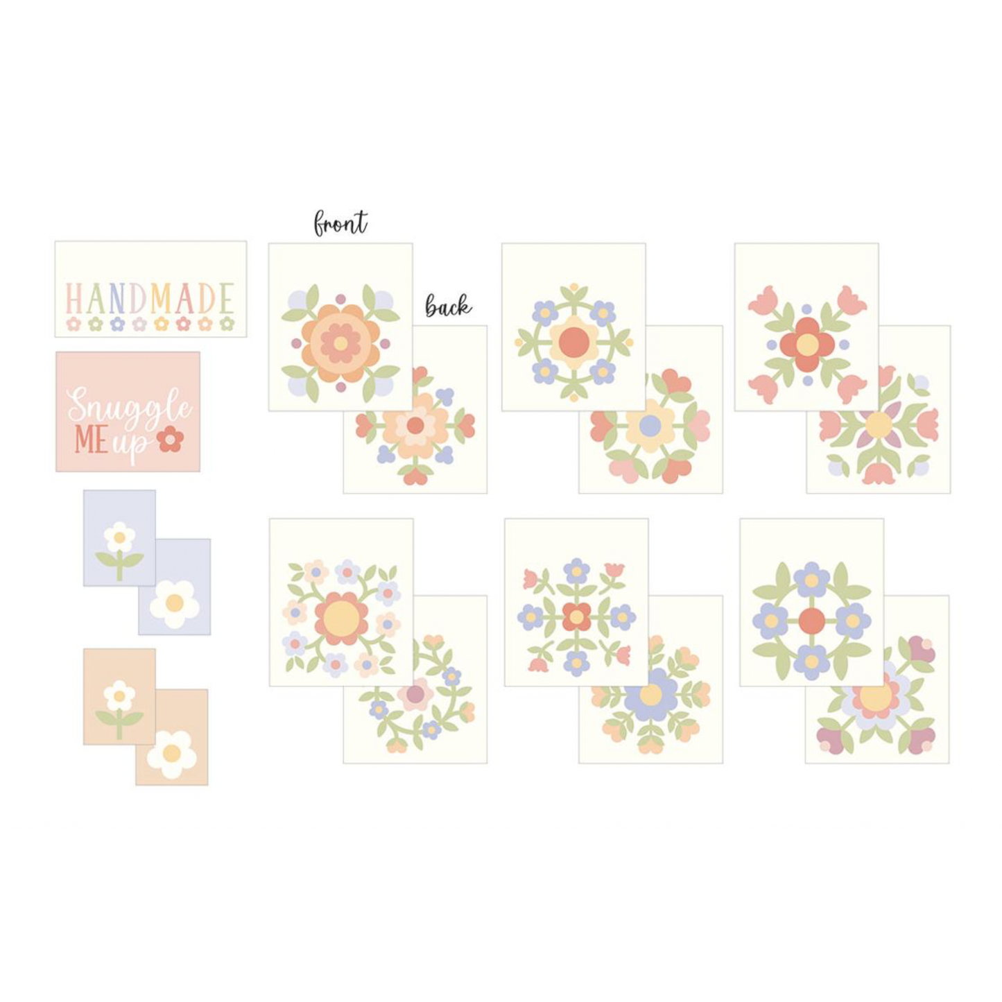 My Sew Quilty Life ~ Pastel Prairie Quilt Labels