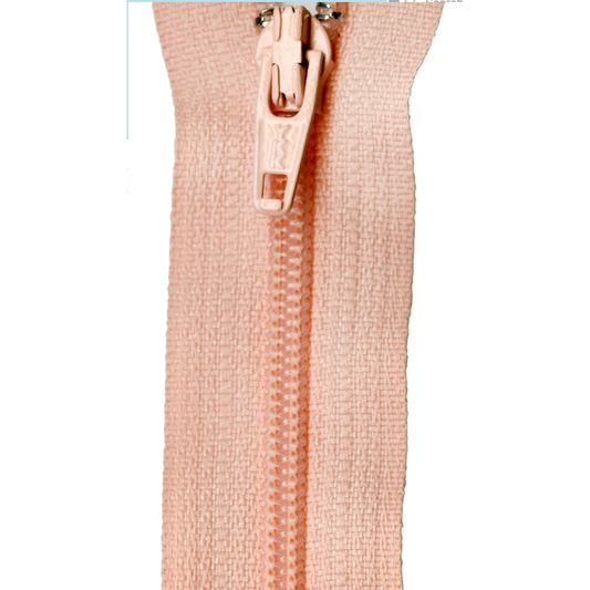 Ziplon Coil Zipper 16in Apricot