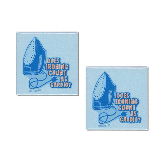 Katie Cupcake ~ Does Ironing Count Magnet 2ct