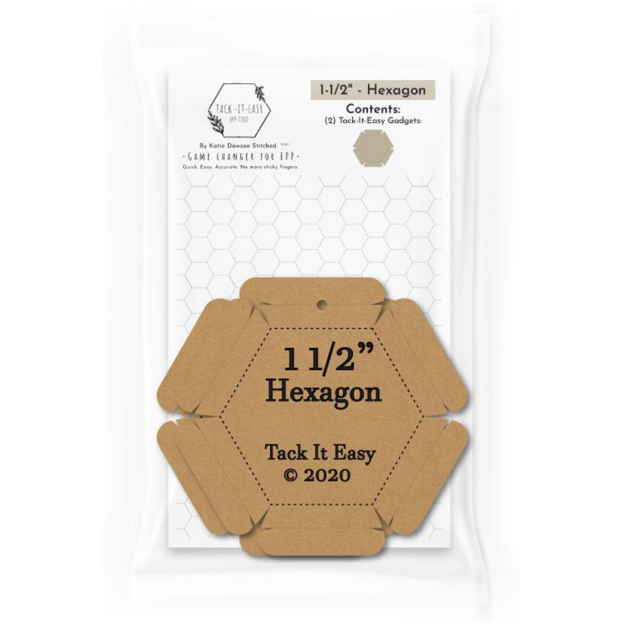 Tack it Easy Gadget 1 1/2" Hexagon