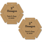 Tack it Easy Gadget 2" Hexagon