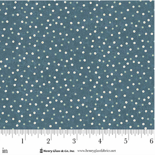 Norwegian Forest ~ Dots ~ 3553-77 Medium Blue