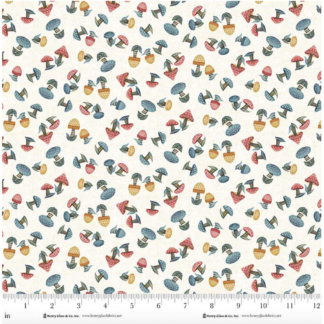Norwegian Forest ~ Mushrooms ~ 3552-44 Cream