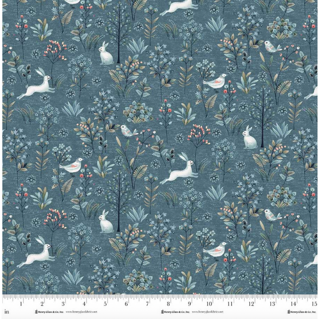 Norwegian Forest ~ Frolicing Bunnies ~ 3544-77 Medium Blue