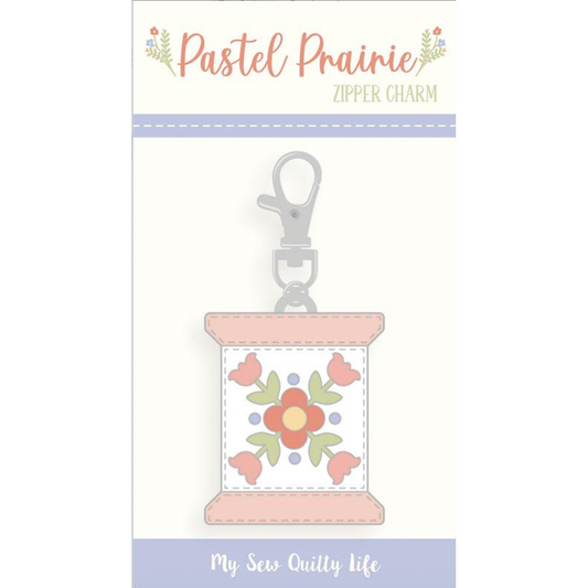 My Sew Quilty Life ~ Pastel Prairie Spool Zipper Pull