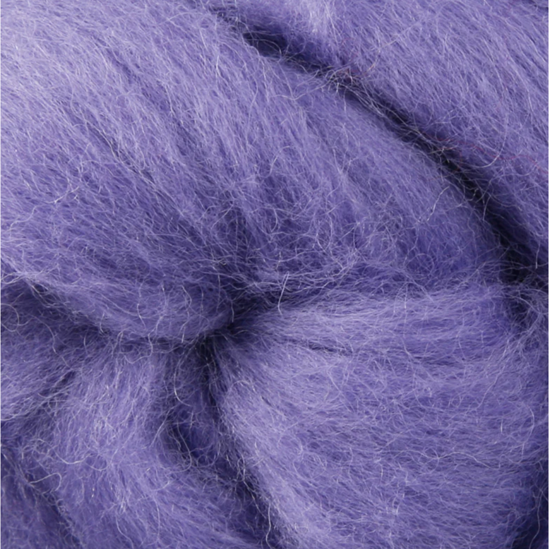 Wistyria Editions ~ Lavender Wool Roving 14"