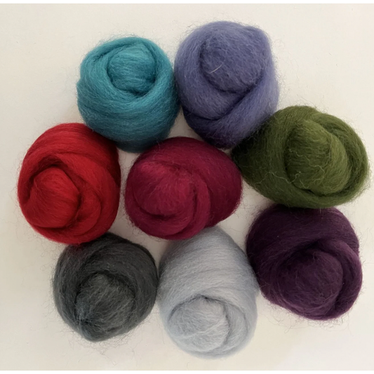 Wistyria Editions Wool Roving ~ Assortment Vintage