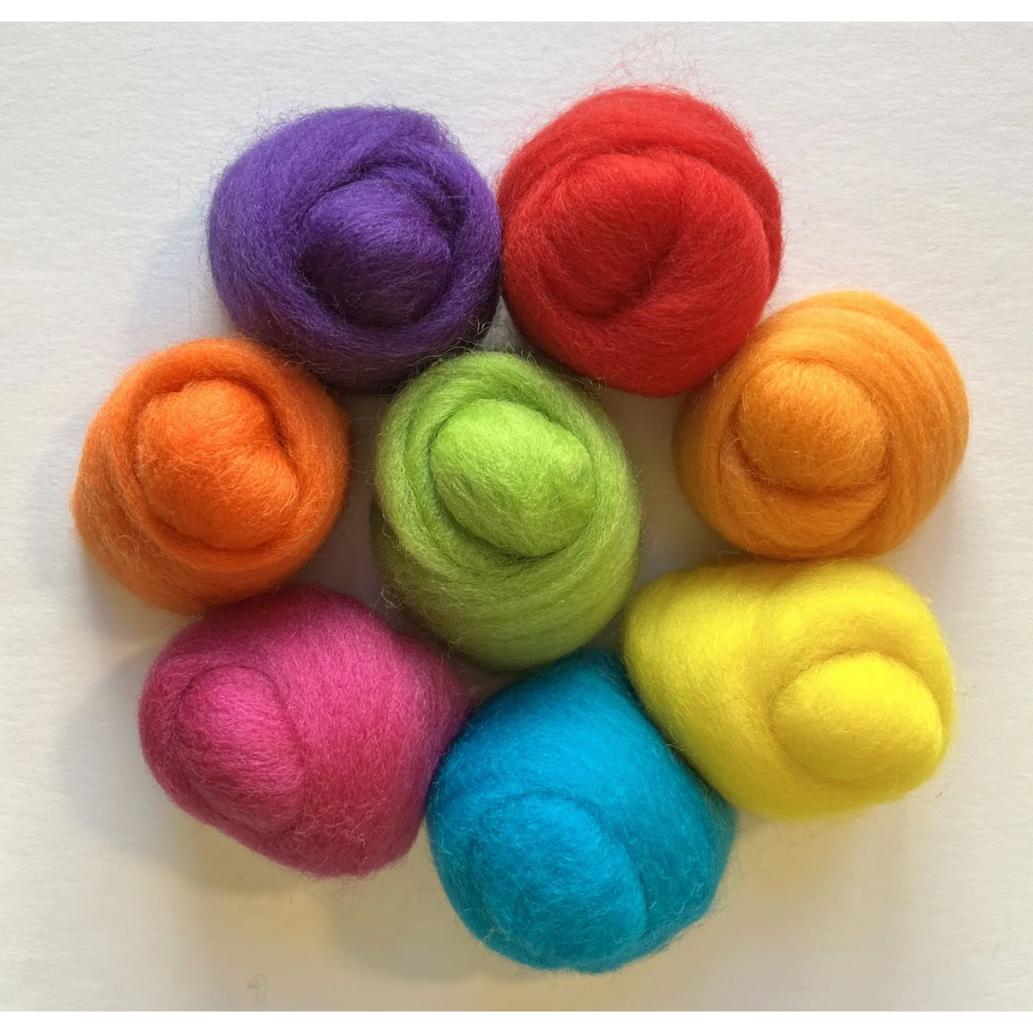 Wistyria Editions Wool Roving ~ Assortment Fiesta