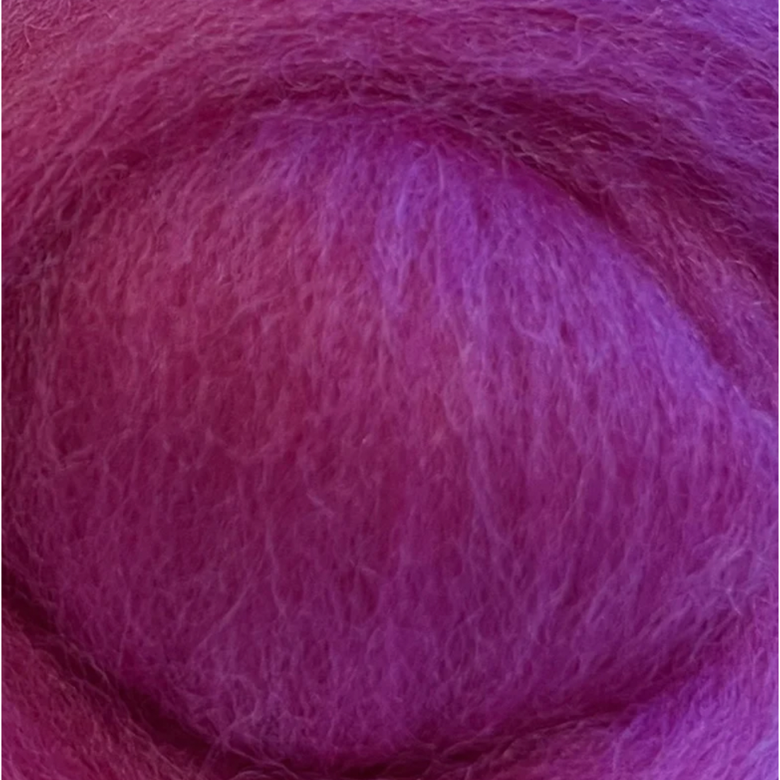 Wistyria Editions ~ Magenta Wool Roving 14"