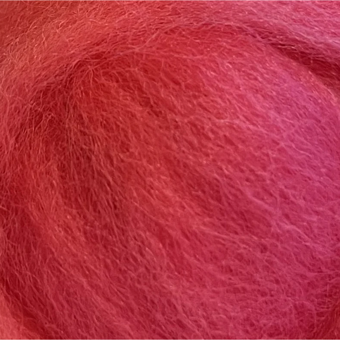 Wistyria Editions ~ Pansy Wool Roving 14"