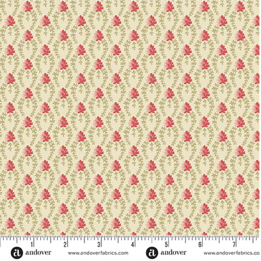Forest Glen ~ Clover Chain ~ A-10057-L Fog Mist