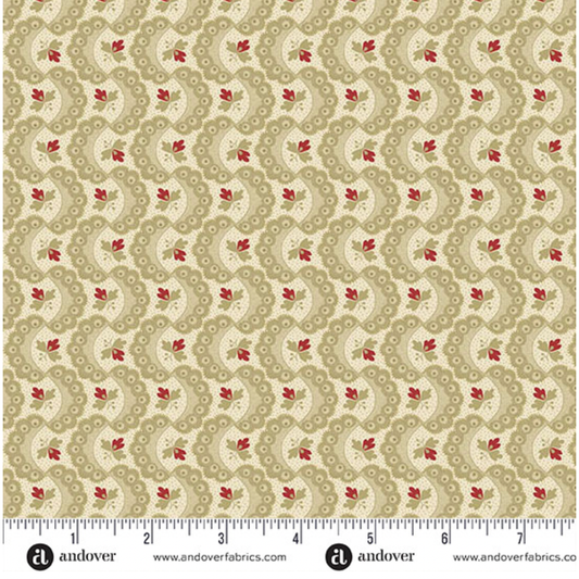 Forest Glen ~ Ruffle ~ A-10056-V Fog Mist
