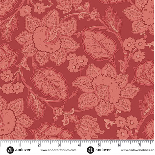 Forest Glen ~ Jacobean ~ A-10054-R Raspberry