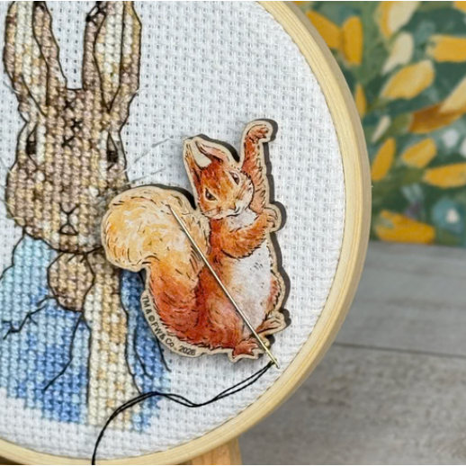 The Crafty Kit Company ~ Beatrix Potter - Squirrel Nutkin Needle Minder