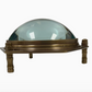 Antiqued Brass Hexagonal Dome Desk Magnifier