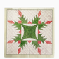 Feathered Star Quilt Printed Decorative Trinket Bone Box