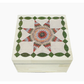 Lone Star Quilt Printed Bone Jewelry Trinket Decorative Box