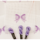 Cotswold Co Designs | Aesthetic Purple Bow Coquette Needlepoint Canvas