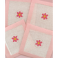 Cotswold Co Designs | Mini Bag Tag Retro Flower Needlepoint Canvas