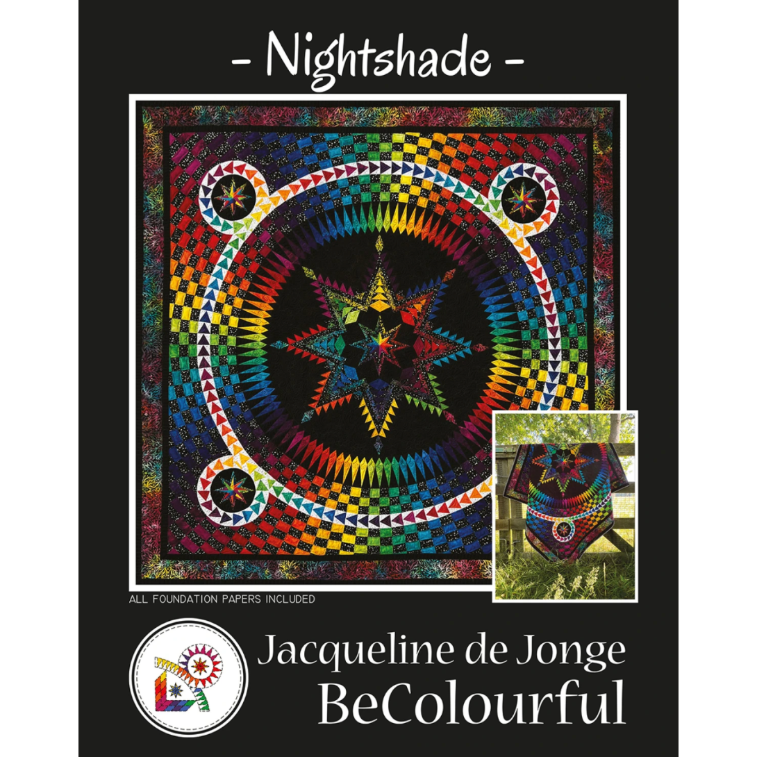 Jacqueline de Jonge ~ Nightshade Quilt Pattern and/or Kit