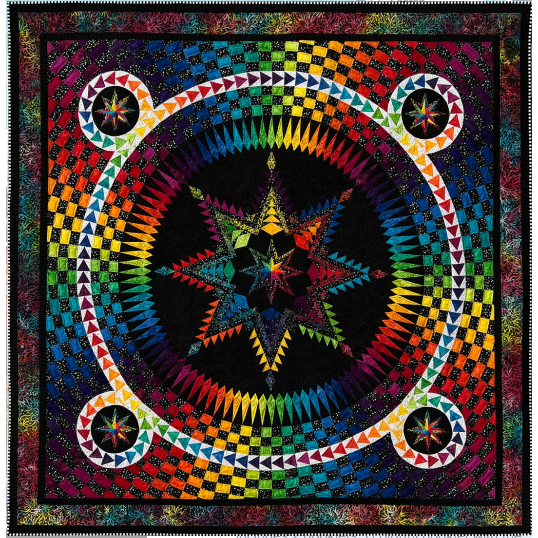 Jacqueline de Jonge ~ Nightshade Quilt Pattern and/or Kit