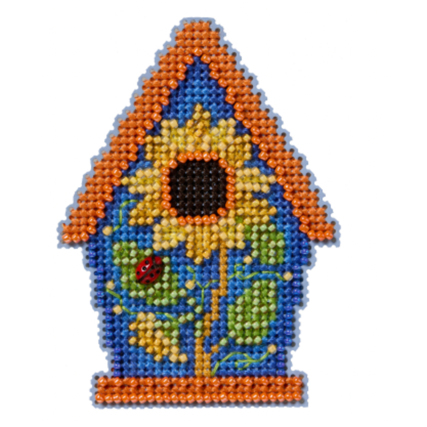 Mill Hill | 2026 Spring Bouquet | Painted Birdhouse Cross Stitch Kit
