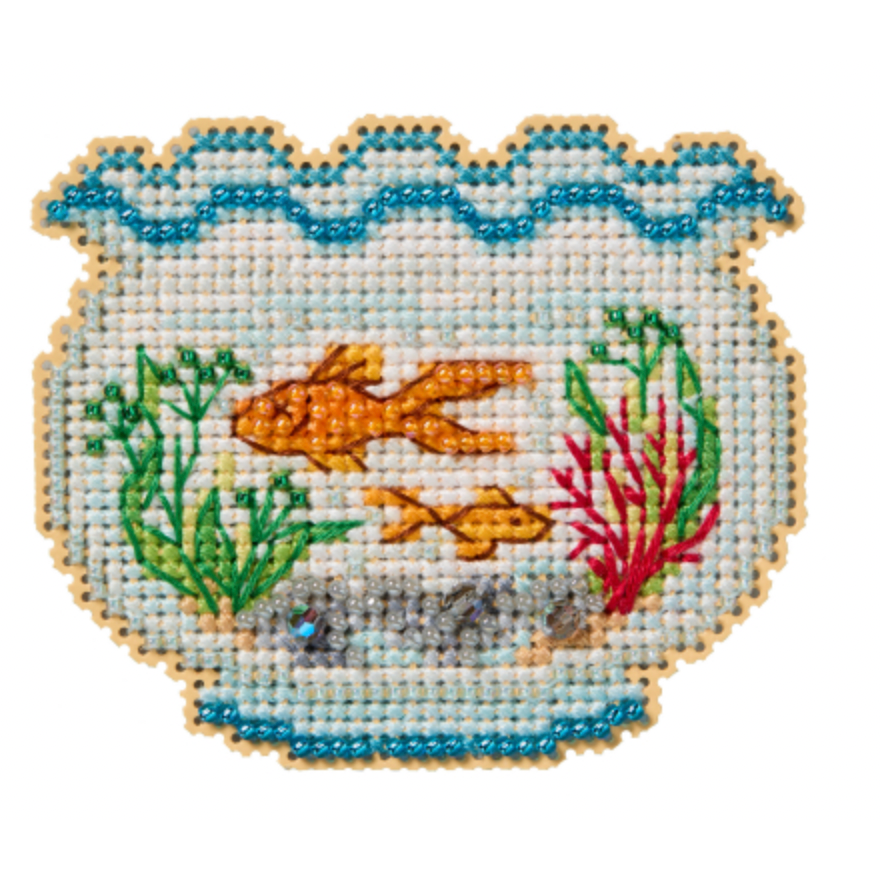 Mill Hill | 2026 Spring Bouquet | Fish Bowl Cross Stitch Kit